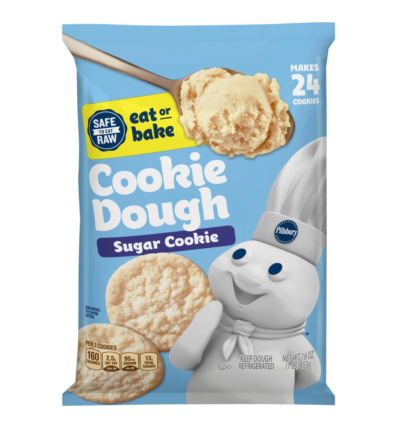 Pillsbury Ready to Eat or Bake Cookie Dough - Sugar Cookie; image 1 of 6