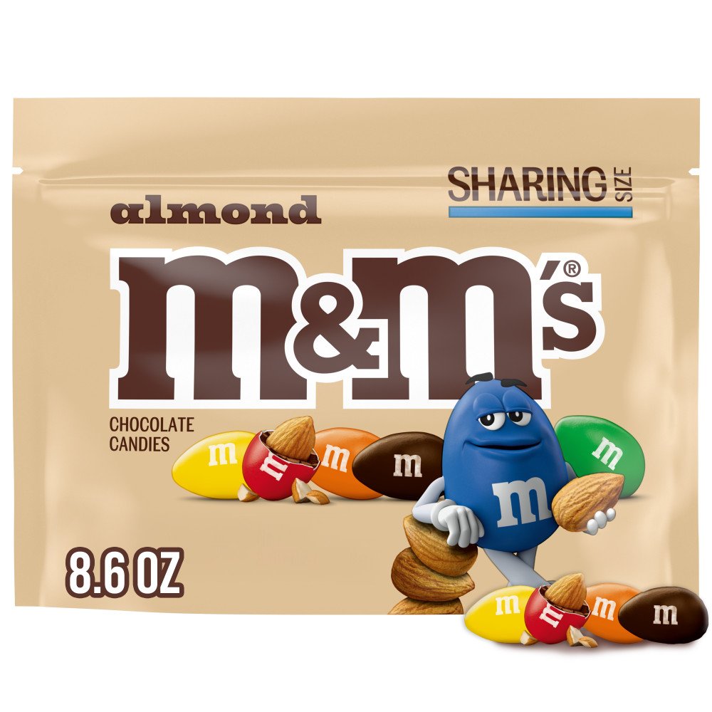 M&M'S Almond Milk Chocolate Candy - Sharing Size, 8.6 oz | Joe V's