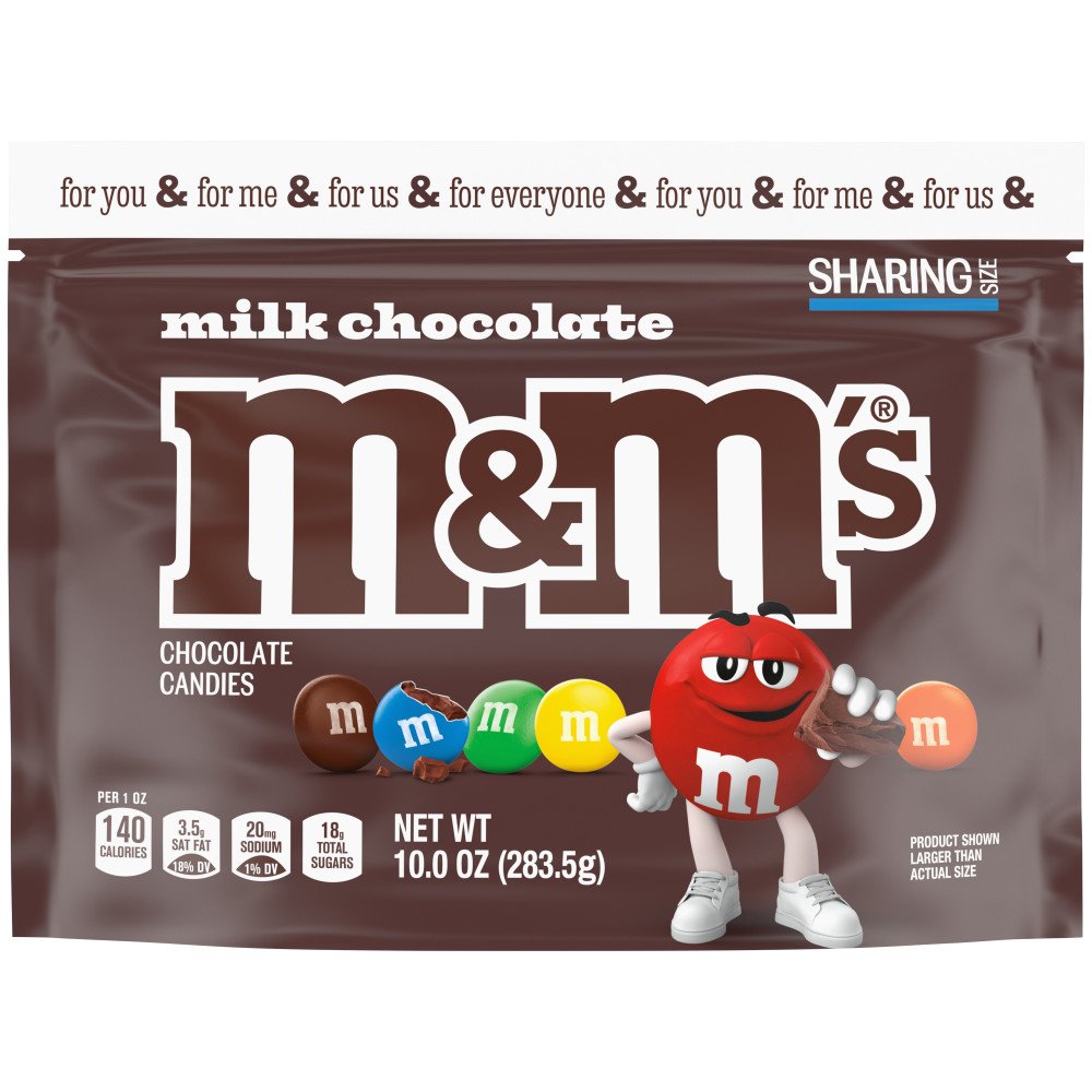 M&M'S Peanut Milk Chocolate Candy - Share Size, 3.27 oz | Joe V's