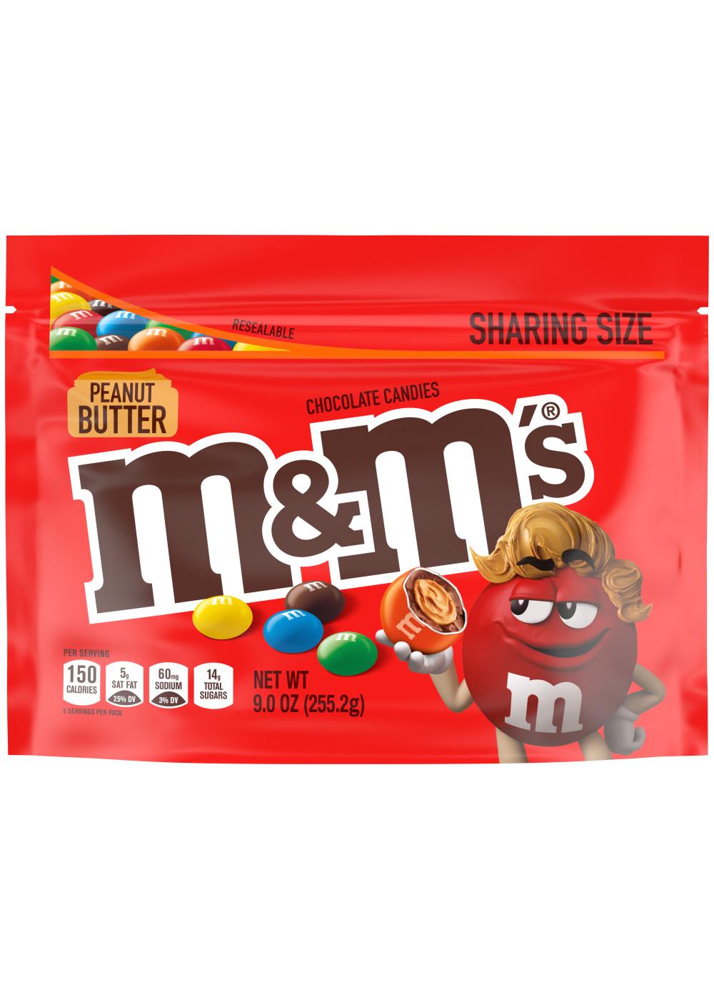 M&M'S Peanut Butter Chocolate Candy - Sharing Size - Shop Candy at