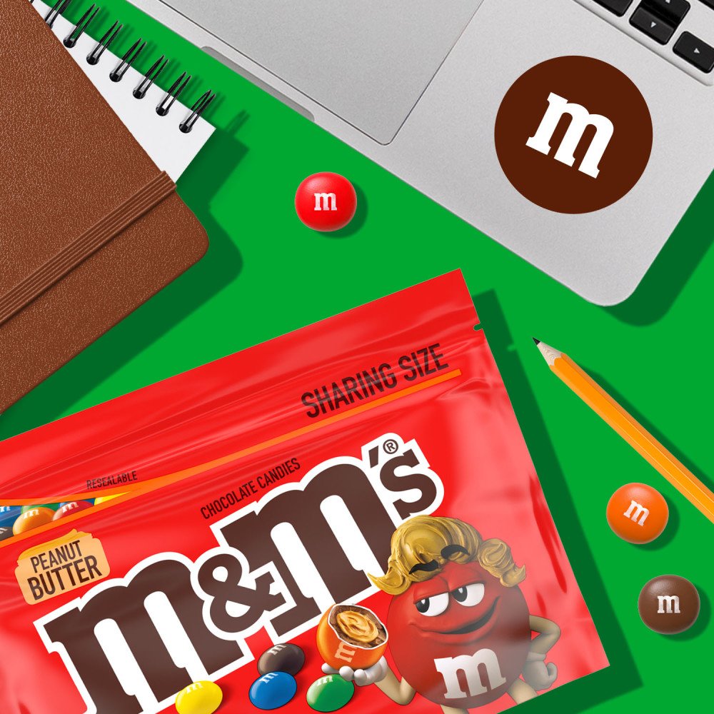 M&m's Peanut Butter Chocolate Candies - Sharing Size - 9oz : Target