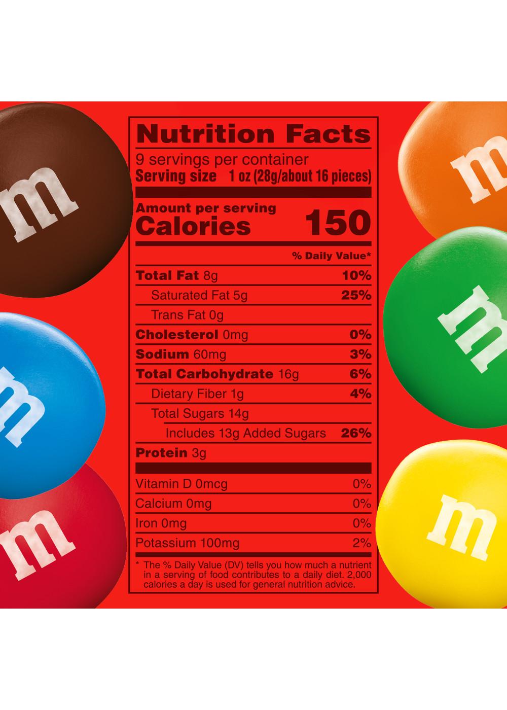 Peanut butter chocolate candies - M&M's