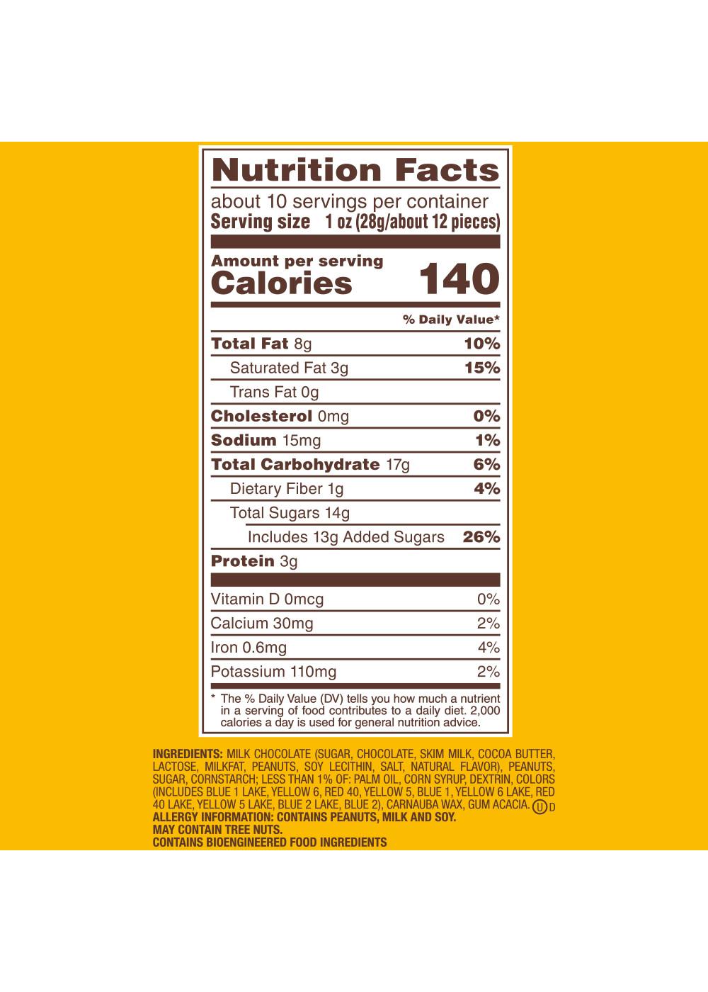 M&M'S Peanut Milk Chocolate - Sharing Size; image 3 of 12