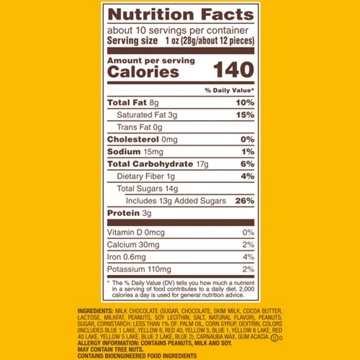 M&M'S Peanut Milk Chocolate - Sharing Size, 10.05 oz