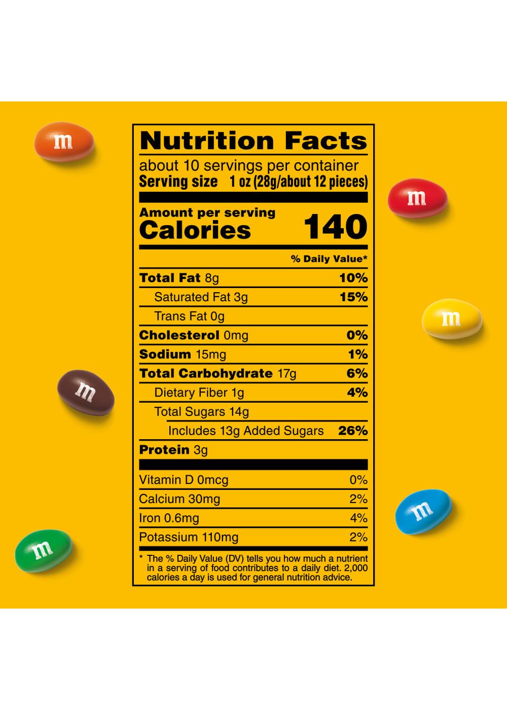 M&M'S Peanut Milk Chocolate - Sharing Size; image 4 of 12