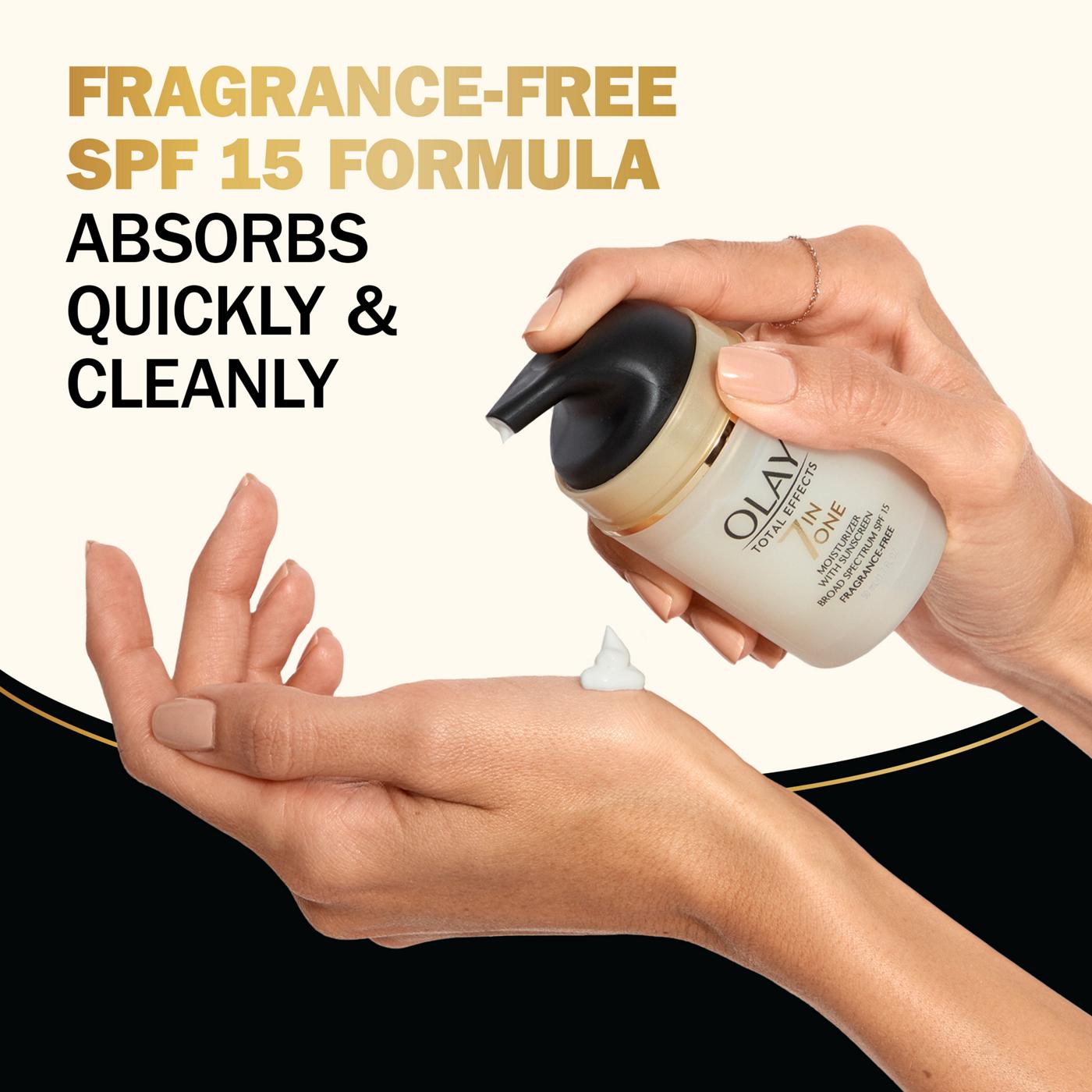 Olay Total Effects Face Moisturizer - Fragrance Free, SPF 15; image 2 of 10