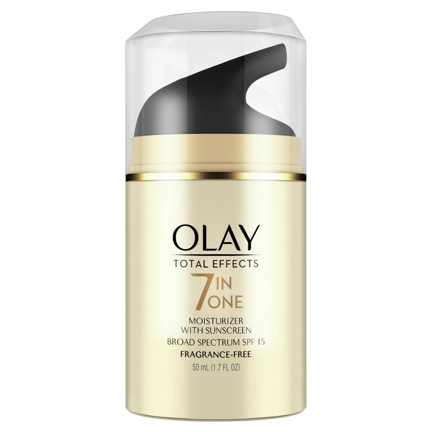 Olay Total Effects Face Moisturizer - Fragrance Free, SPF 15; image 1 of 10