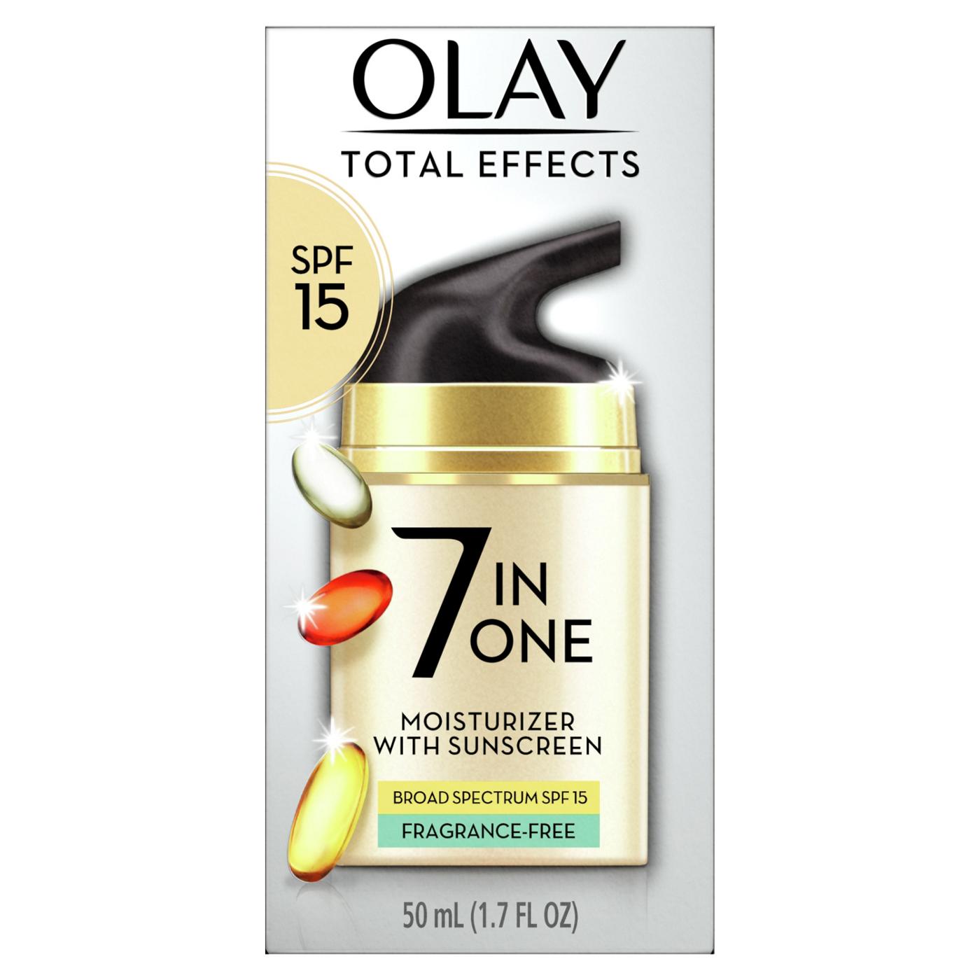 Olay Total Effects 7 In One Face Moisturizer + SPF 15 Sunscreen; image 4 of 10