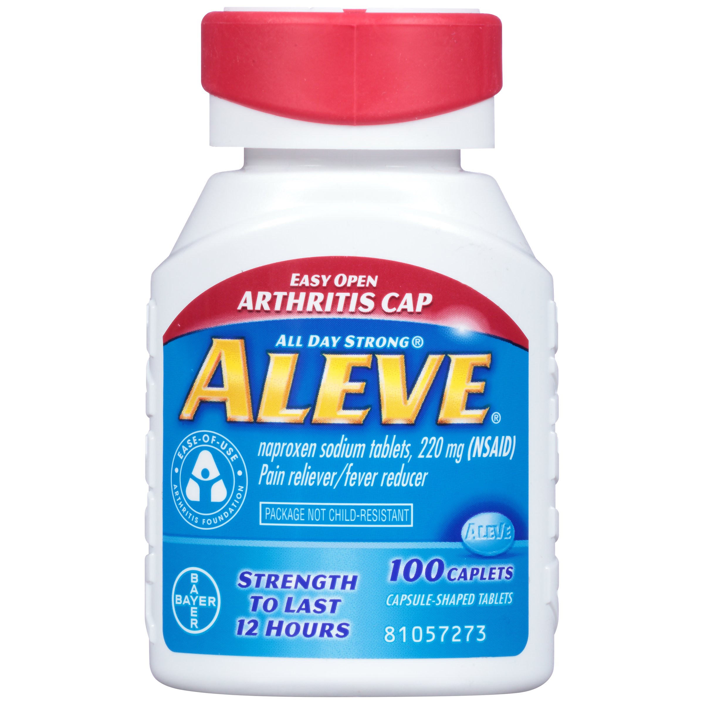 Aleve 220 mg Naproxen Sodium Caplets with Easy Open Arthritis Cap