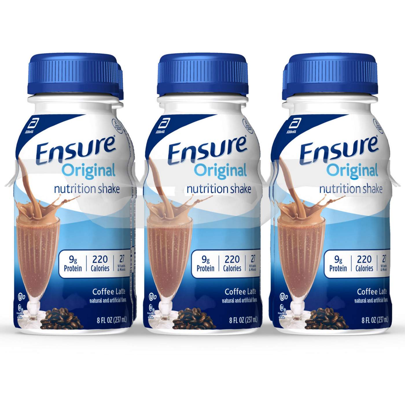 Ensure Original Nutrition Shakes - Coffee Latte, 6 pk; image 1 of 12