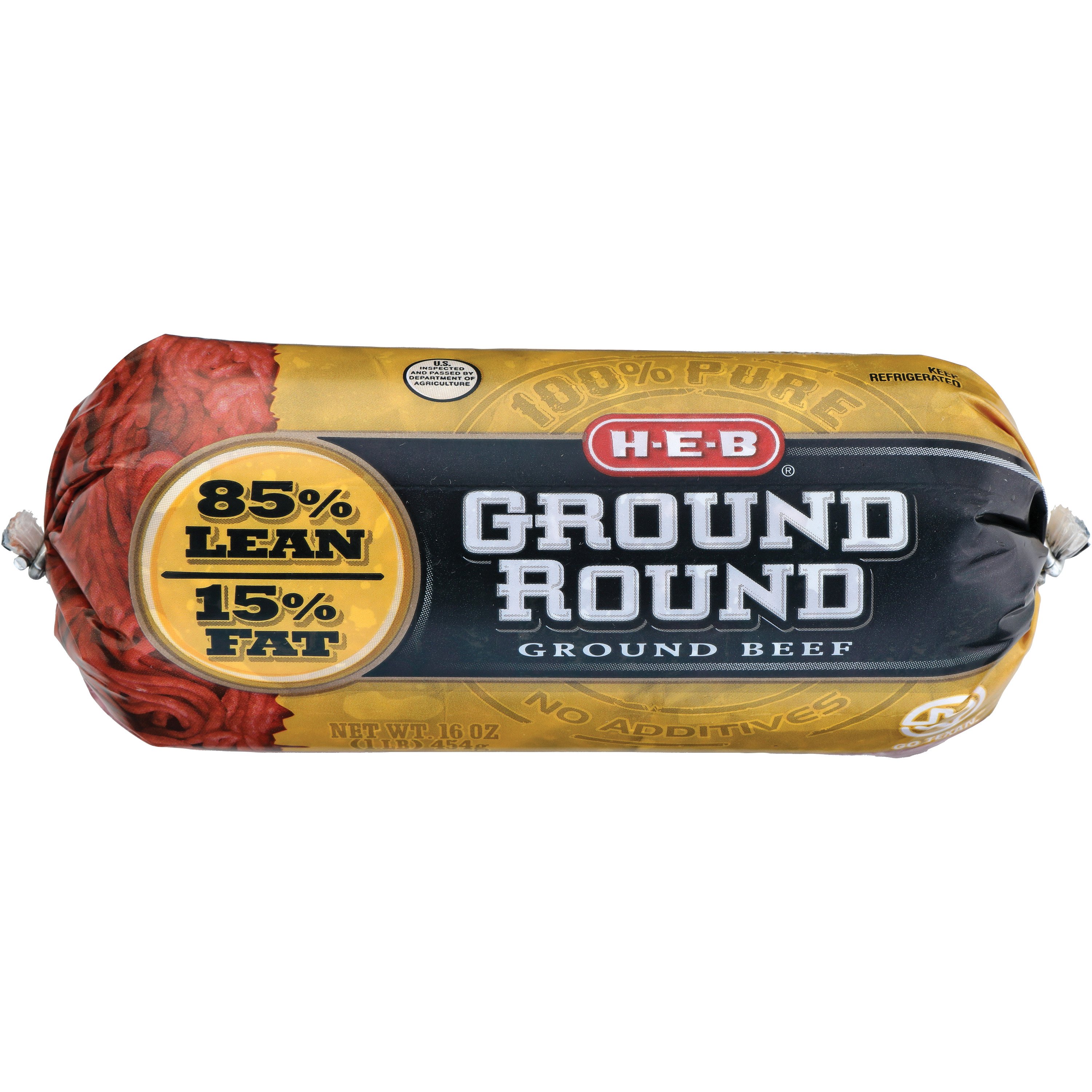 HEB Ground Beef Round 85 Lean Shop Beef at HEB