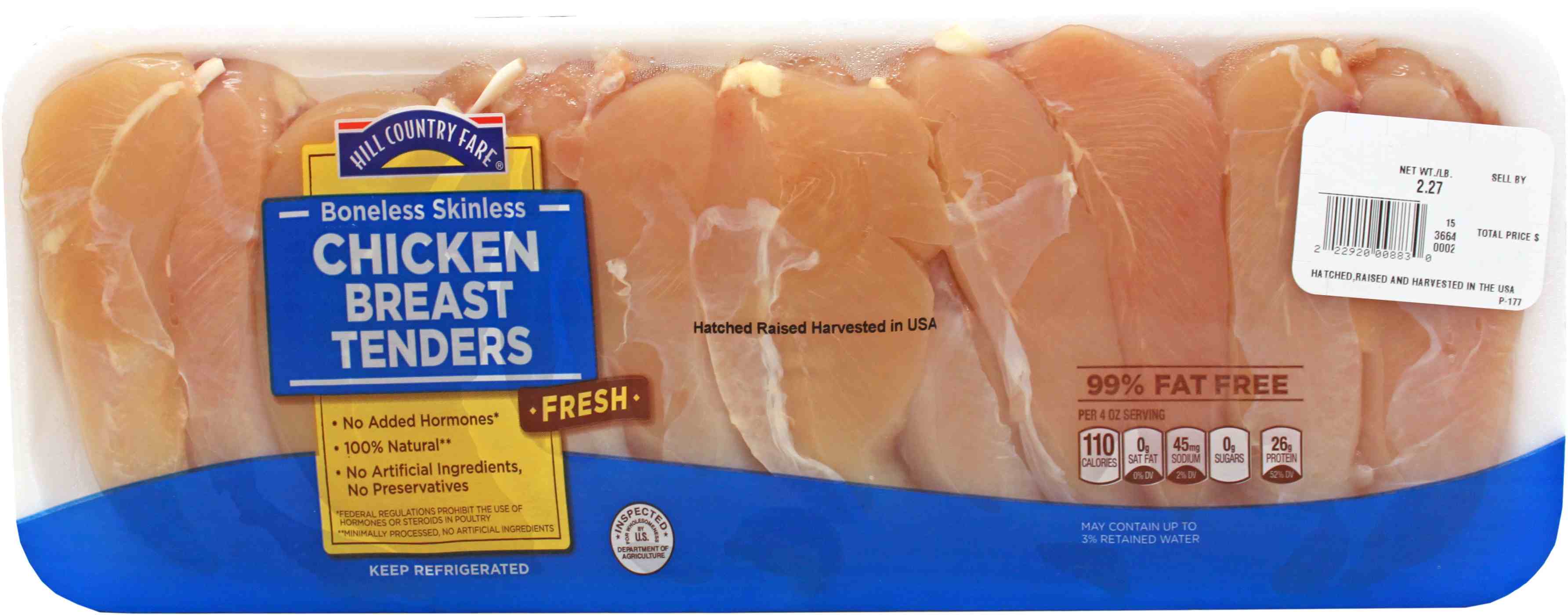 Hill Country Fare Boneless Skinless Chicken Breast Tenders; image 2 of 4