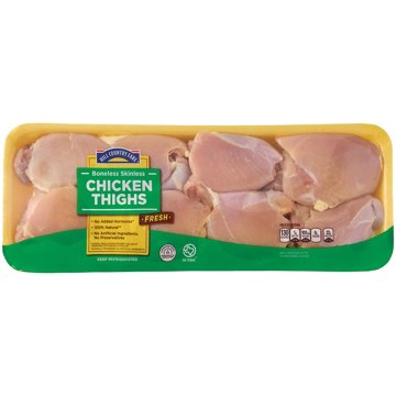 Hill Country Fare Boneless Skinless Chicken Thighs, Avg. 3.11 lbs