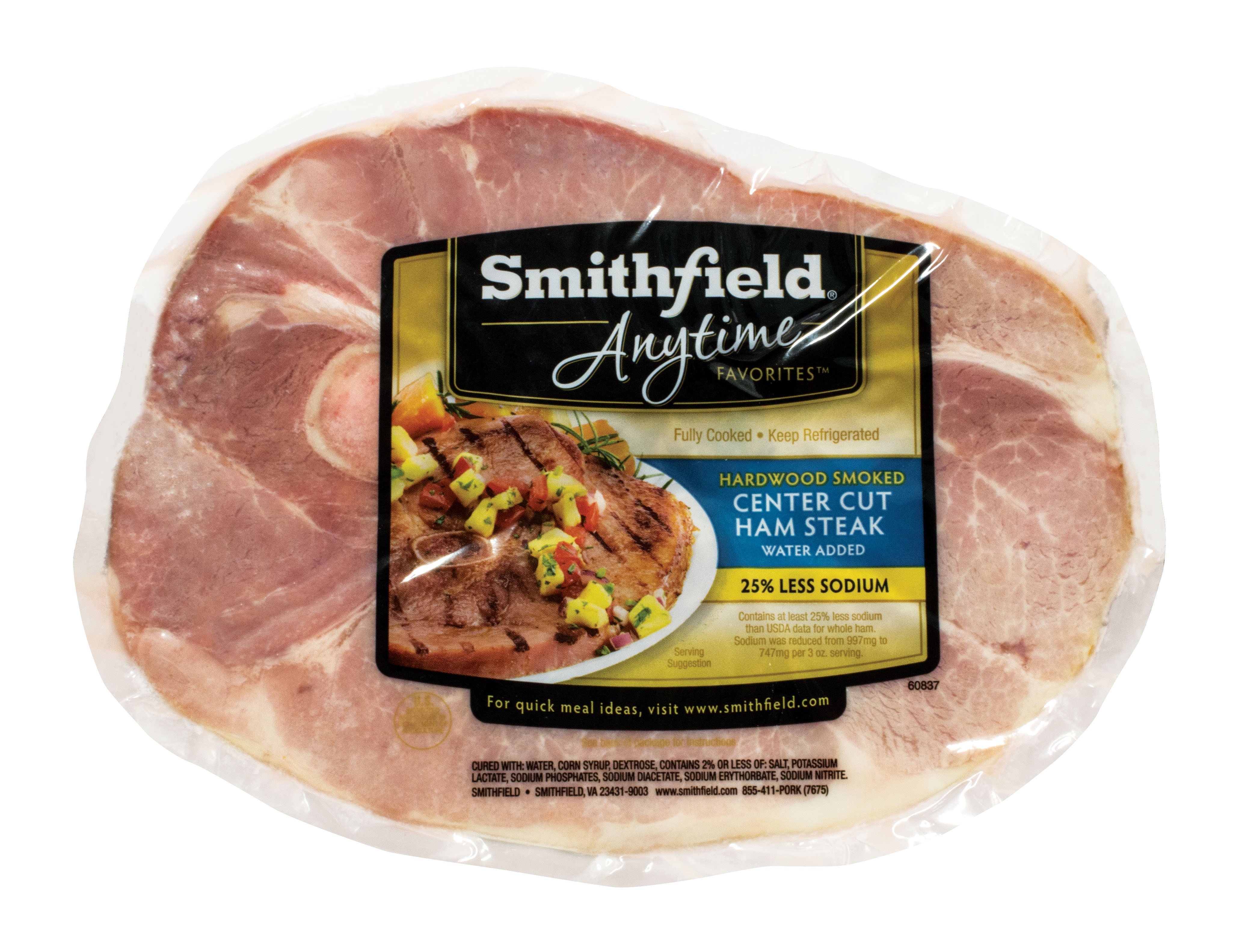 Smithfield Hardwood Smoked Center Cut Ham Steak - Shop Pork at H-E-B