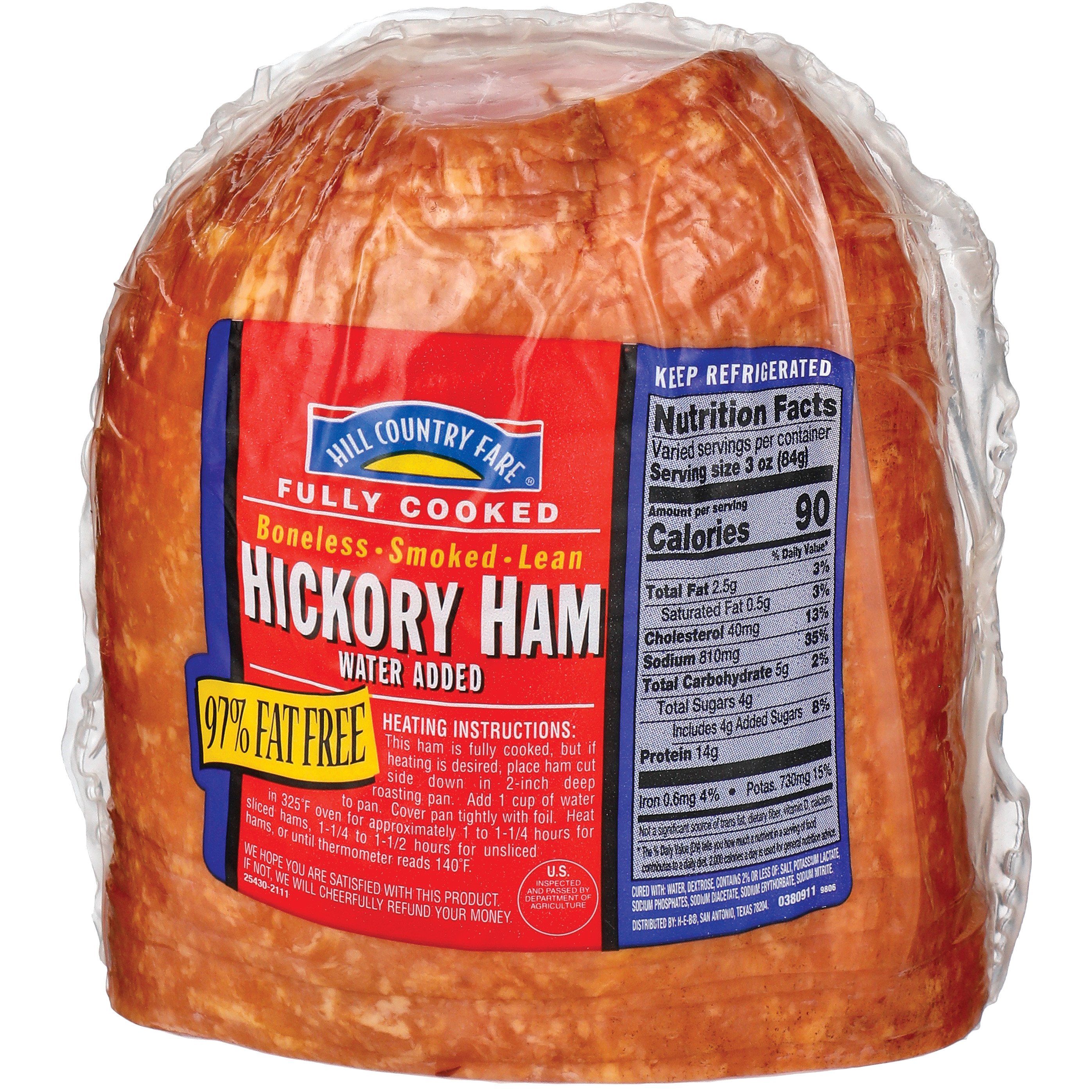Hill Country Fare Sliced Smoked Hickory Ham Shop Meat at HEB