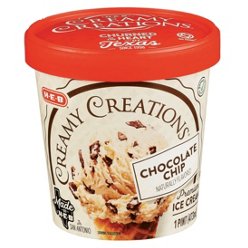 H-E-B Creamy Creations Chocolate Chip Ice Cream, 1 pt | Low Prices