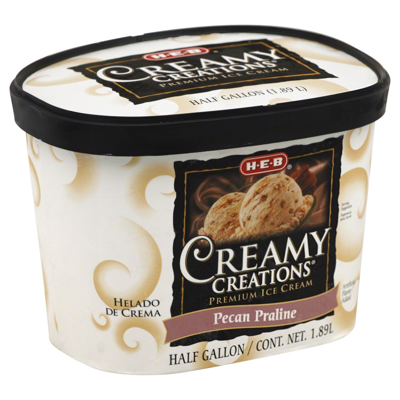 HEB Creamy Creations Pecan Praline Ice Cream Shop Ice Cream at HEB