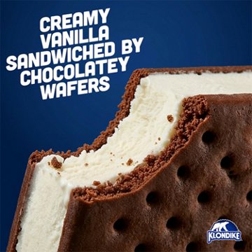 Klondike Classic Vanilla Ice Cream Sandwiches, 6 ct