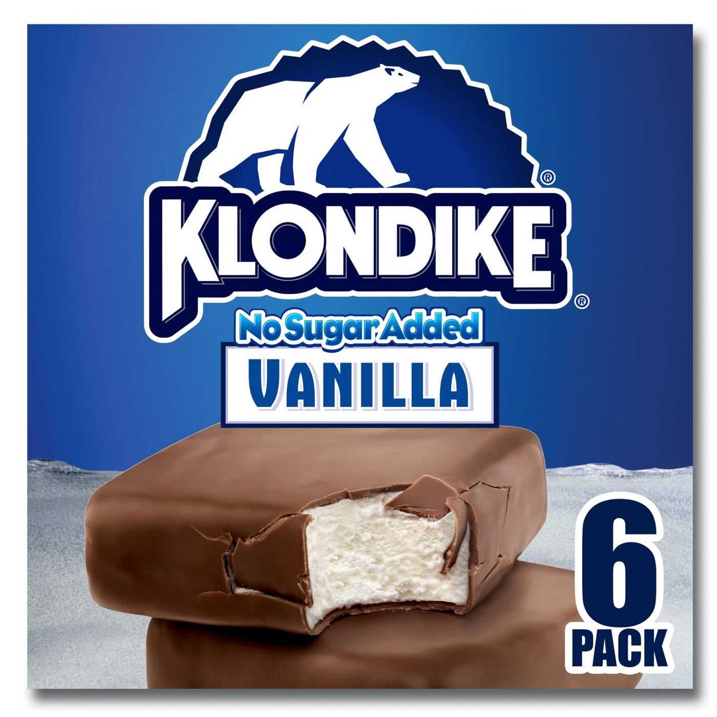 Klondike Frozen Dairy Dessert Bars, Original No Sugar Added Dessert Bar; image 3 of 3