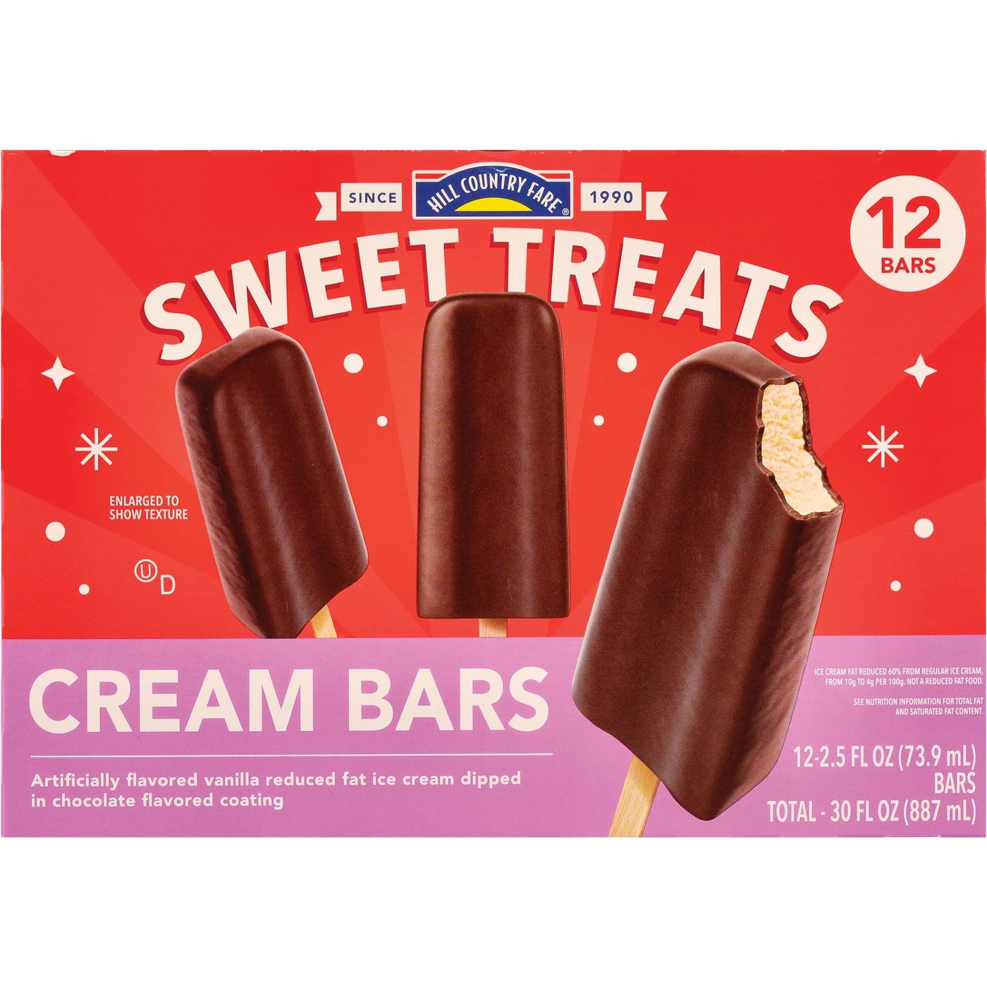 Hill Country Fare Sweet Treats Ice Cream Bars; image 1 of 2