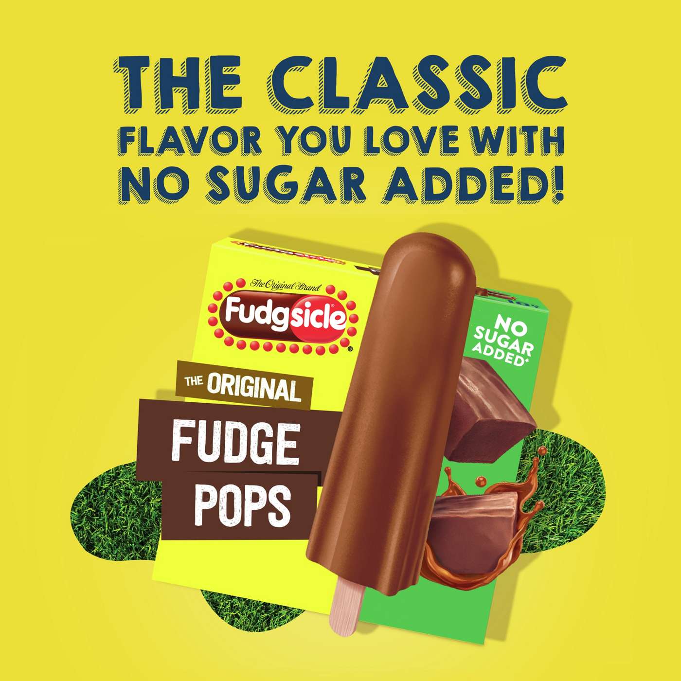 Popsicle Fudgsicle No Sugar Added Original Fudge Pops; image 3 of 4