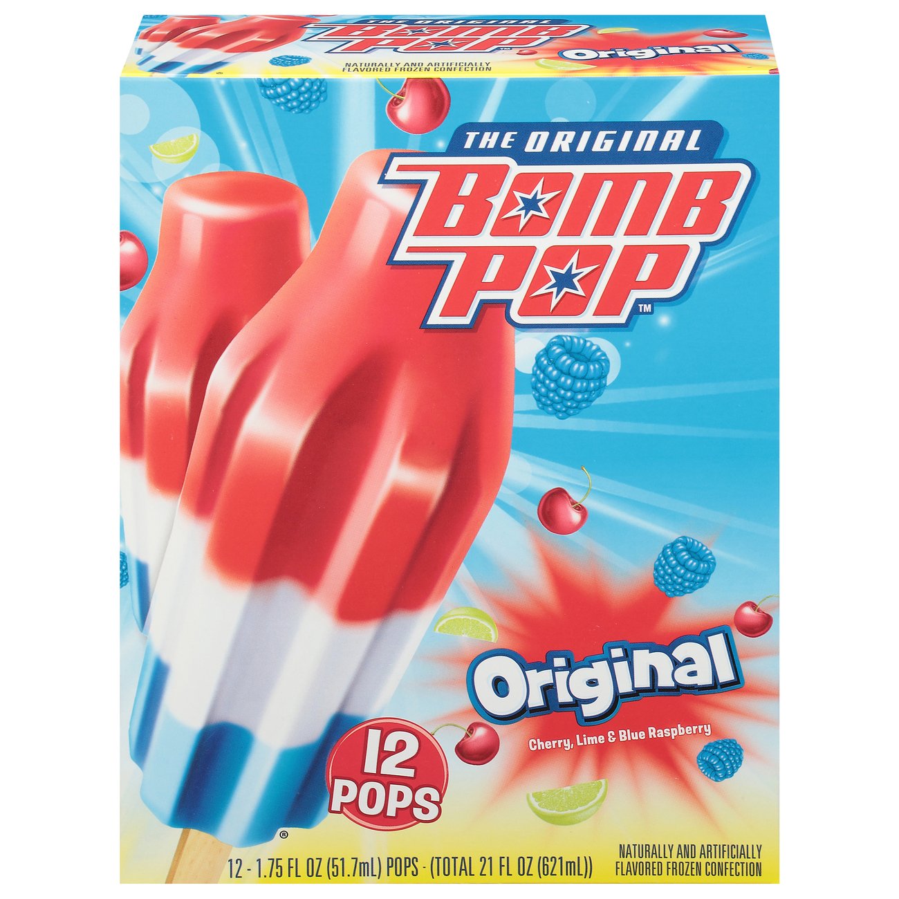 Bomb Pop The Original Frozen Confection - Shop Bars & Pops at H-E-B