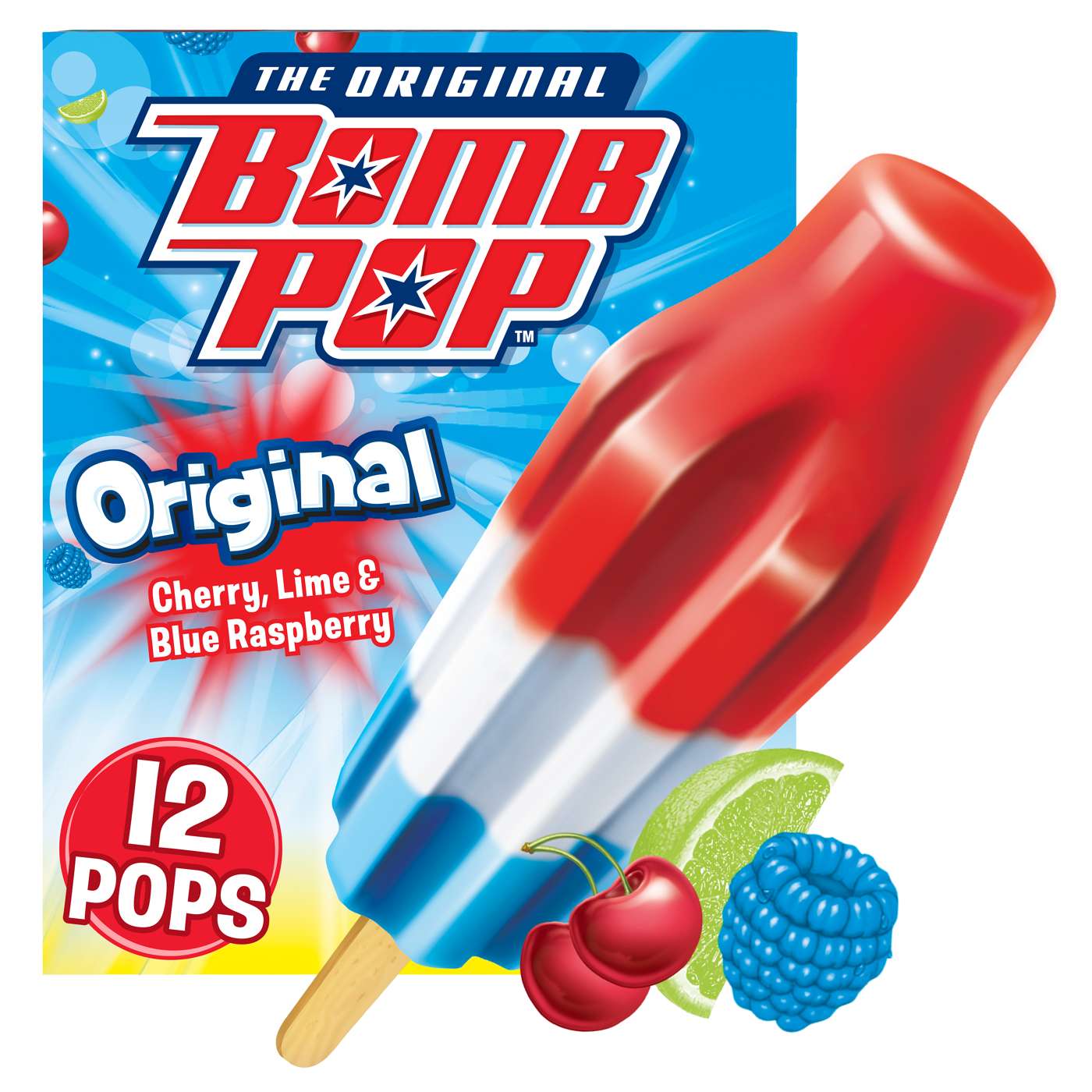 Bomb Pop Original Ice Pops; image 1 of 8