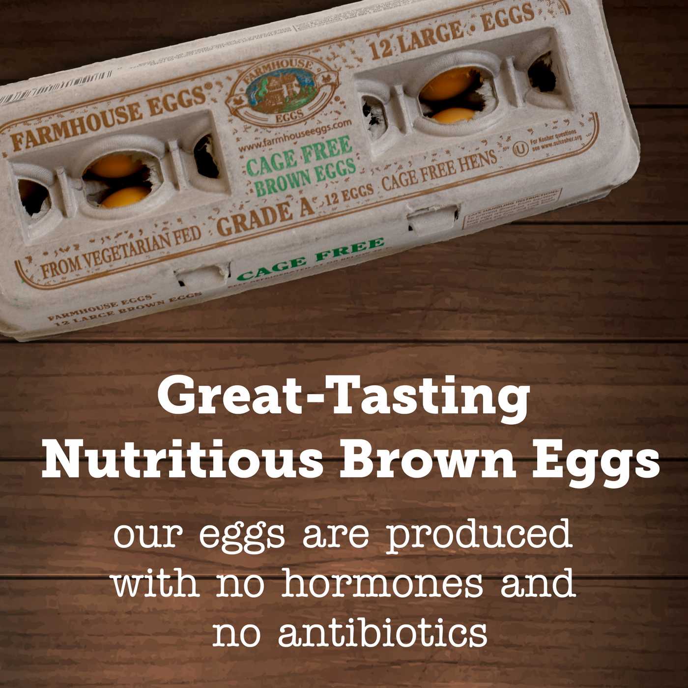 Farmhouse Grade A Cage Free Large Brown Eggs; image 4 of 8