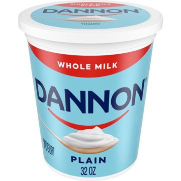 Dannon Whole Milk Plain Yogurt