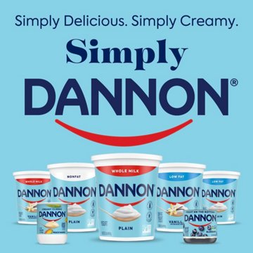 Dannon Whole Milk Plain Yogurt