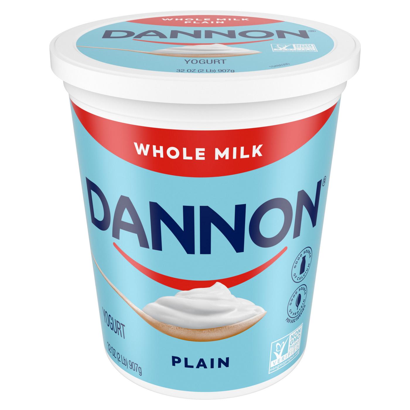 Dannon Whole Milk Plain Yogurt; image 4 of 4