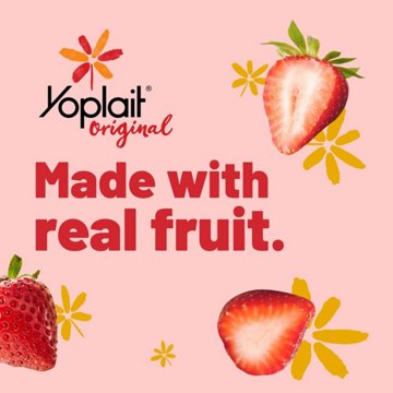 Yoplait Original Low-Fat Strawberry Yogurt, 6 oz