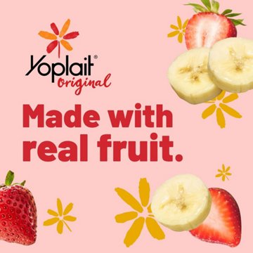 Yoplait Original Low-Fat Strawberry Banana Yogurt, 6 oz