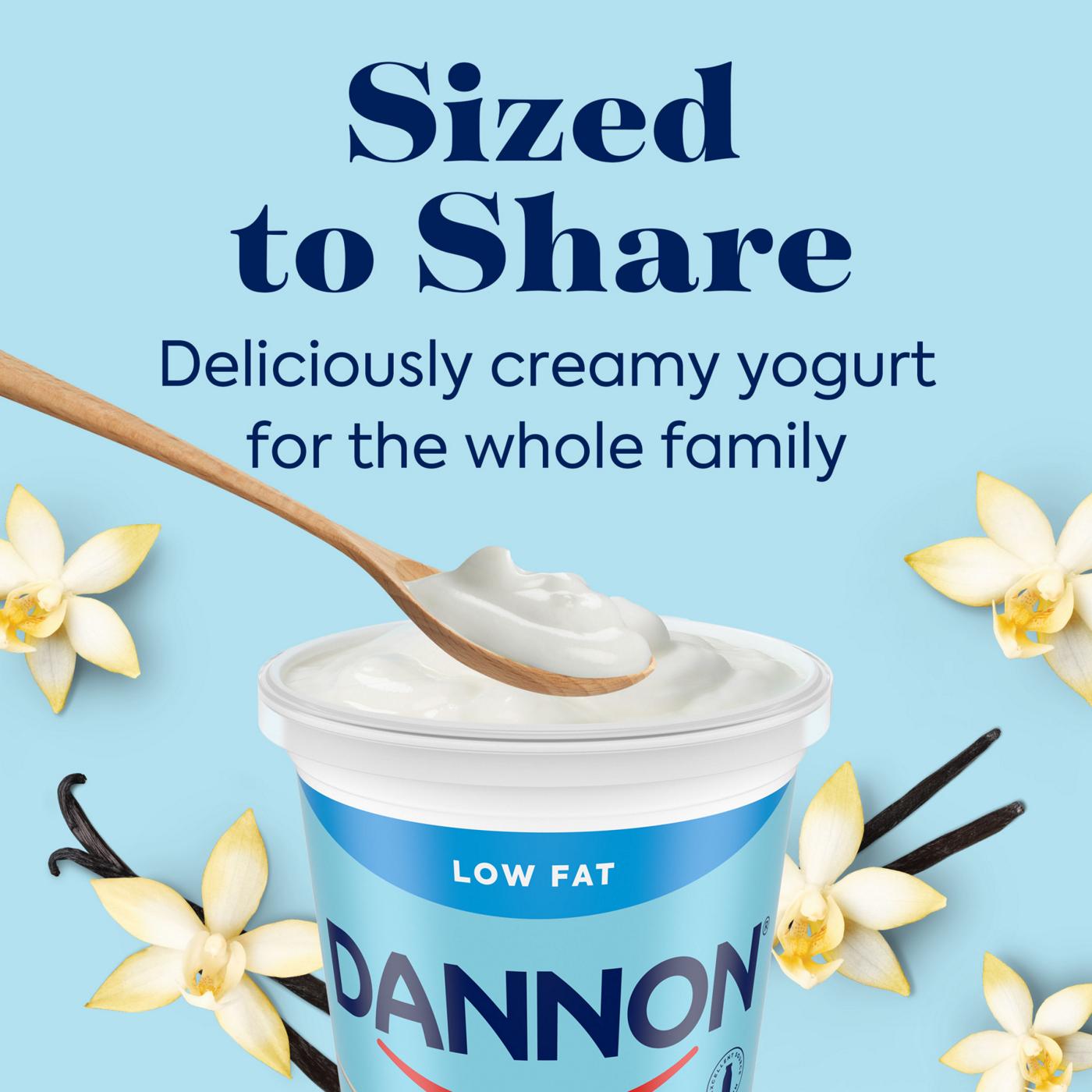 Dannon Vanilla Lowfat Yogurt; image 8 of 8