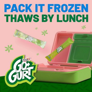 Yoplait GoGurt Low-Fat Berry Yogurt Tubes