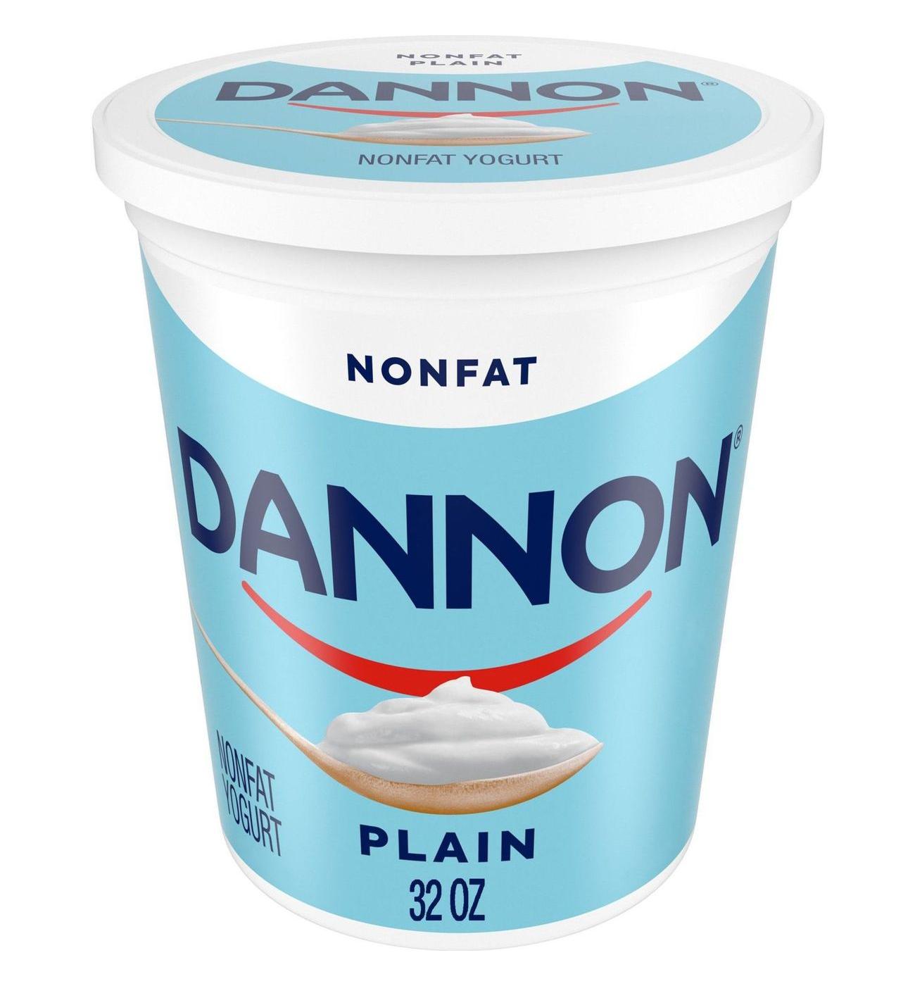 Dannon Plain Nonfat Yogurt; image 1 of 5