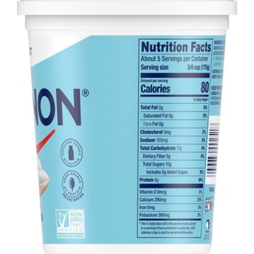 Dannon Plain Nonfat Yogurt