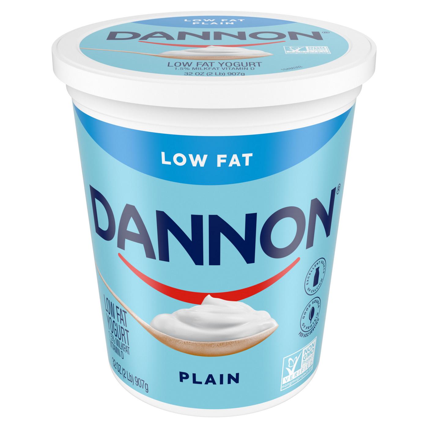 Dannon Plain Low Fat Yogurt; image 2 of 9