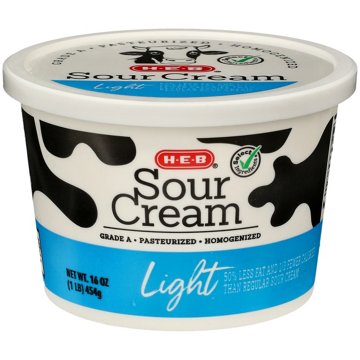 H-E-B Light Sour Cream, 16 oz