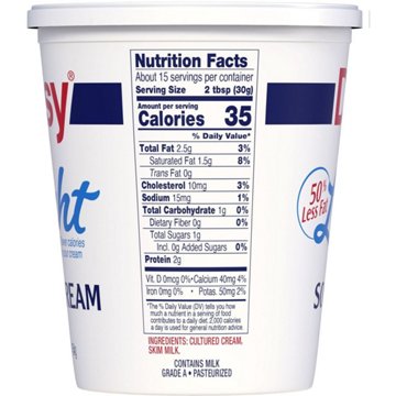 Daisy Light Sour Cream, 16 oz