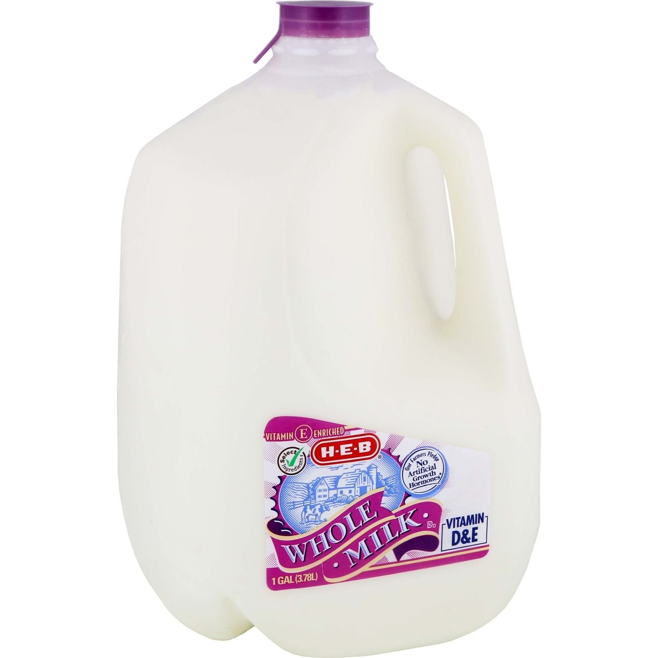 2 Litre Whole Milk Poly Bottle, Fresh Milk, Local Milk Delivery