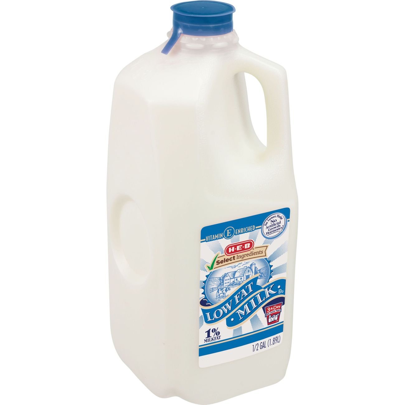 H E B Select Ingredients 1 Low Fat Milk Shop Milk At H E B