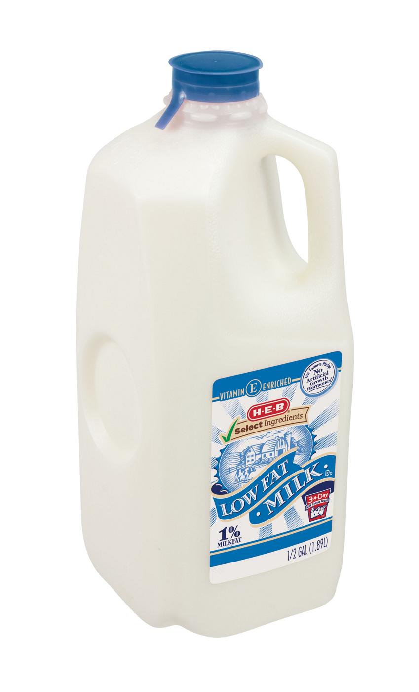 H-E-B 1% Low Fat Milk; image 1 of 2