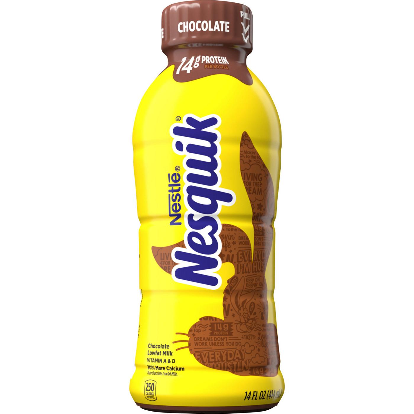 Nestle Nesquik Chocolate Lowfat Milk; image 1 of 4