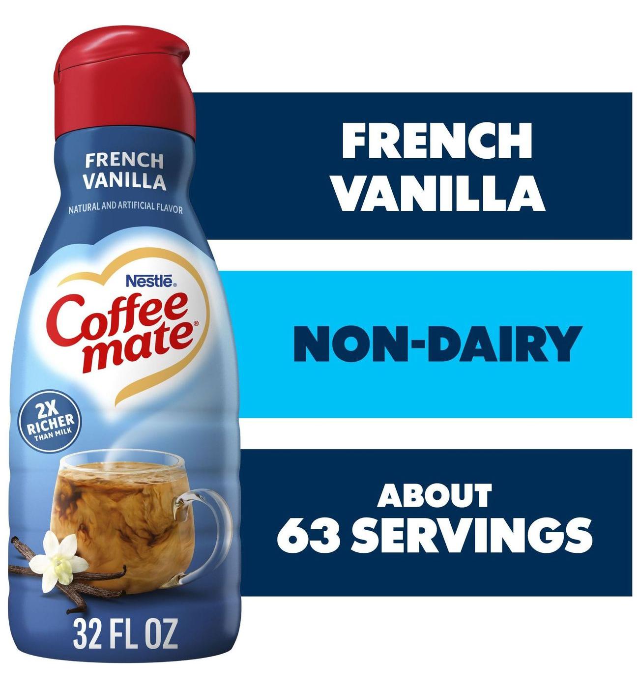 Nestle Coffee Mate Coffee Creamer - French Vanilla; image 2 of 8