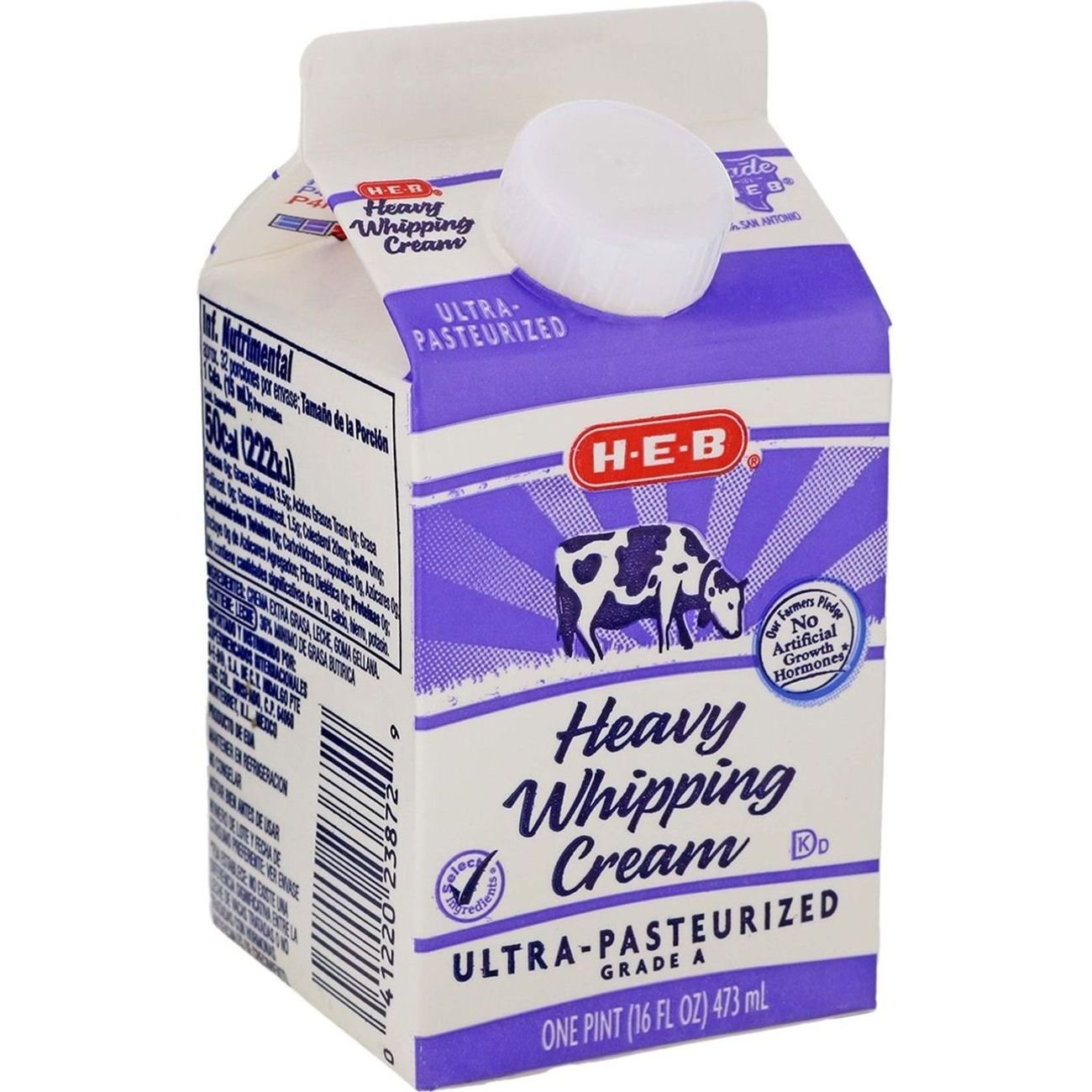 HEB Heavy Whipping Cream Shop Cream at HEB