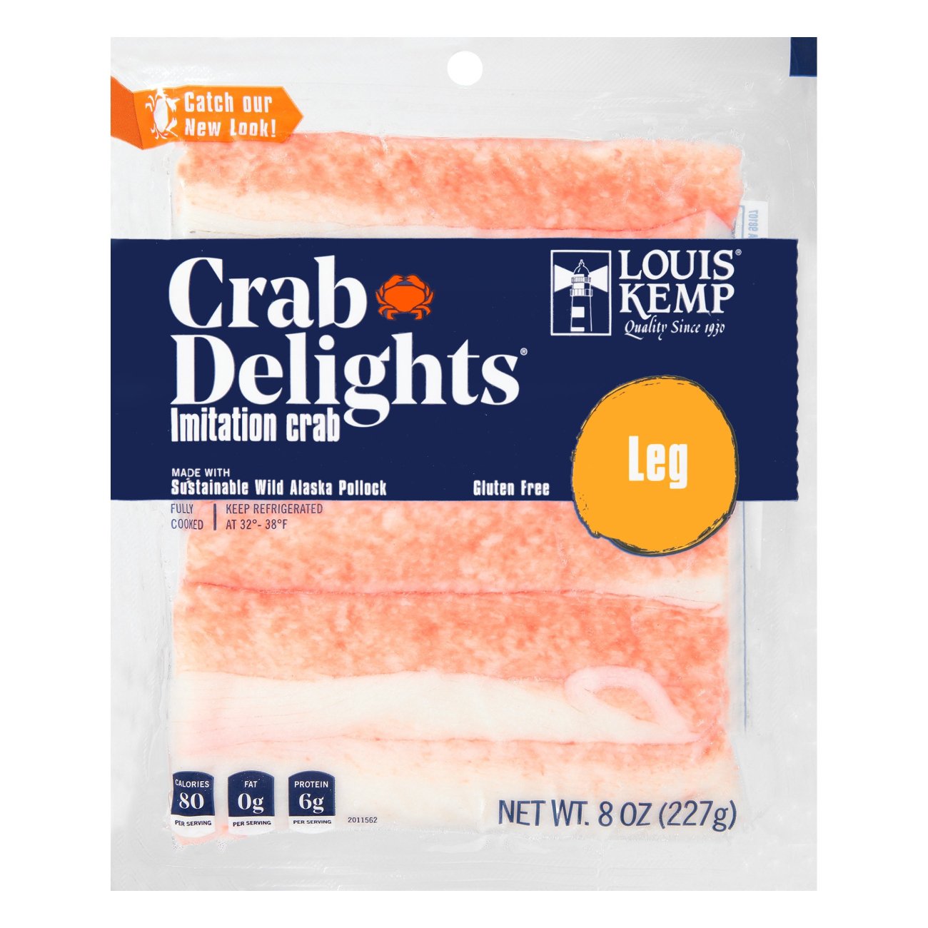 Louis Kemp Crab Delights Imitation Crab Leg Style 16 oz