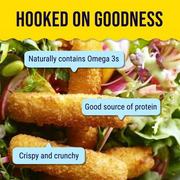 Gorton's Frozen Crunchy Breaded Pollock Fish Sticks, 19 oz