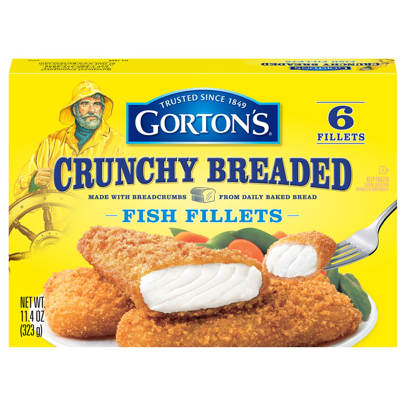 Gorton's Crunchy Breaded Fish Fillets Shop Seafood at HEB
