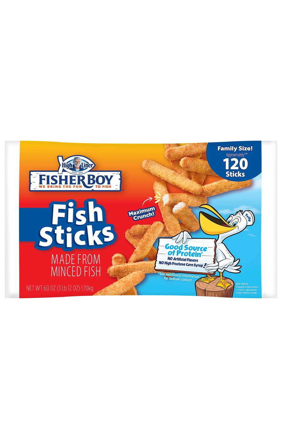 Fisher Boy Frozen Fish Sticks - Family Size; image 1 of 5